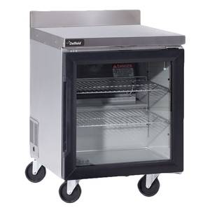 Delfield GUR27BP-G 27" One-Section Coolscapes Worktable Refrigerator