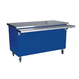 Delfield KC-96 96" Shelleyglas Solid Top Serving Counter with Casters