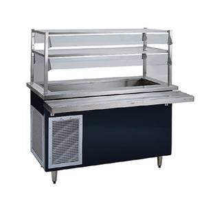 Delfield KCSC-36-BP 36" Shelleyglas Cold Food Serving Counter with Casters