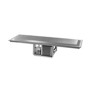 Delfield N8287P 88" Drop-In Frost Top, 1" Elevated Top with Drain Through