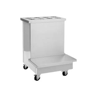 Delfield SCTS-28 28" Deep Mobile Shelleysteel Tray Stand With Casters