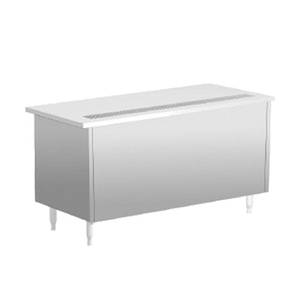 Delfield SCU-74 74" Shelleysteel Beverage Serving Counter with 5" Casters