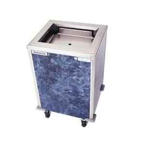 Delfield T2-1221H 25" Enclosed Mobile Design Heated Tray Dispenser w/ Casters