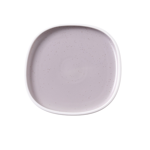 Yanco China DM-212 Denmark Matte Lavender Porcelain 12.25" x 12.25 Square Plate