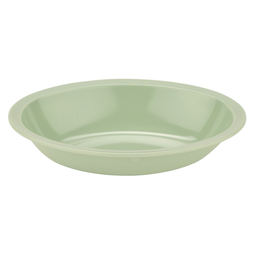 GET DN-332-G Supermel Green Melamine 32 oz. 10" x 7.25" Rimmed Bowl-1 Doz