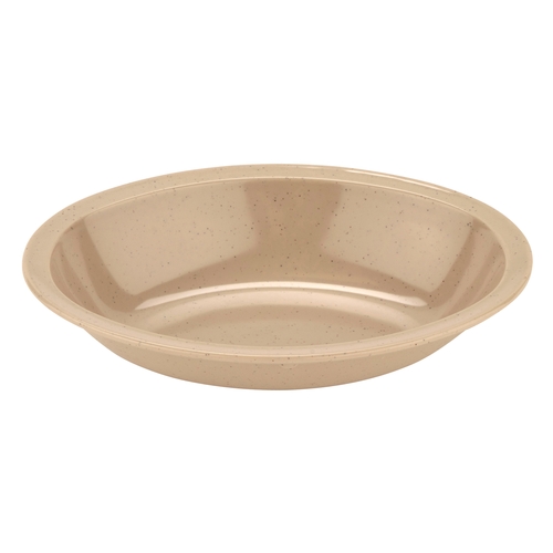 GET DN-332-S Supermel Sandstone Melamine 32 oz. 10" x 7.25" Rimmed Bowl