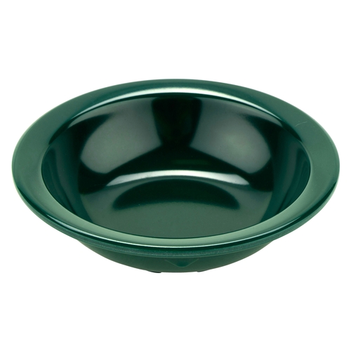 GET DN-335-HG Supermel Hunter Green 3.5 oz. Rimmed Fruit Bowl - 4 Doz