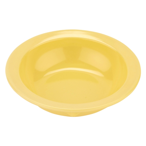 GET DN-335-Y Supermel Yellow Melamine 3.5 oz. Rimmed Fruit Bowl - 4 Doz