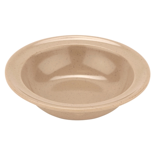 GET DN-350-S Supermel Sandstone Melamine 5 oz. Rimmed Fruit Bowl - 4 Doz
