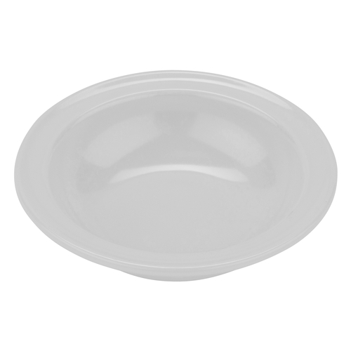 GET DN-350-W Supermel White Melamine 5 oz. Rimmed Fruit Bowl - 4 Doz