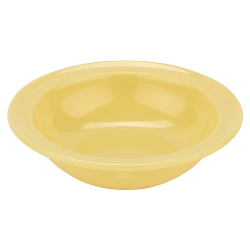 GET DN-350-Y Supermel Yellow Melamine 5 oz. Rimmed Fruit Bowl - 4 Doz