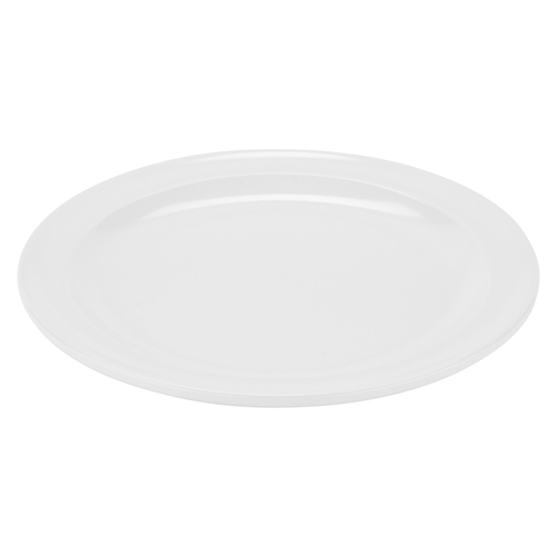 GET DP-508-W Supermel White Melamine 8" dia. Lunch Plate - 2 Doz
