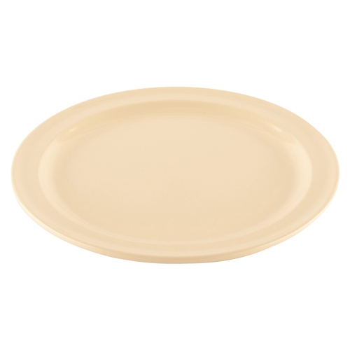 GET DP-509-T Supermel Tan Melamine 9" dia. Dinner Plate - 2 Doz