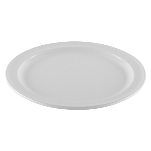 GET DP-509-W Supermel White Melamine 9" dia. Dinner Plate - 2 Doz
