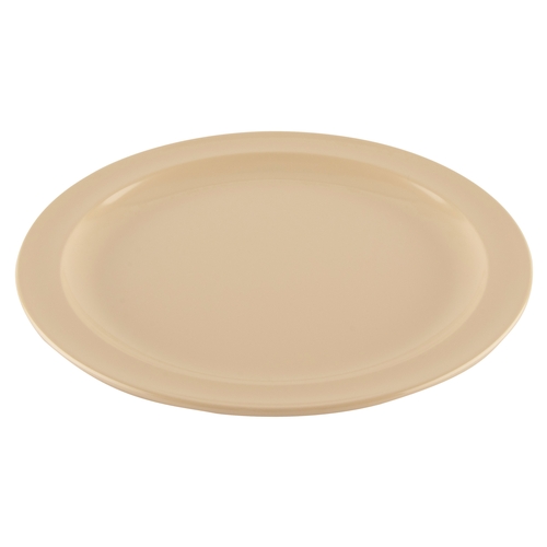 GET DP-510-T Supermel Tan Melamine 10.25" dia. Dinner Plate - 2 Doz