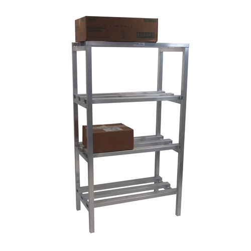 Channel Manufacturing DR2036-4 36"x20"Welded Aluminum Dunnage Shelving Unit w/ 16.5"Spacing