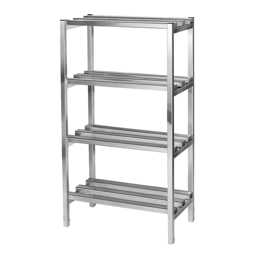Channel Manufacturing DR2048-4 48"x20"Welded Aluminum Dunnage Shelving Unit w/ 16.5"Spacing