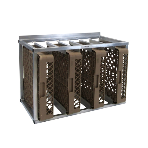 Channel Manufacturing DRH-7WM 33.5" x 18" Aluminum Wall Mount Dish Rack Holder