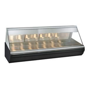 Alto-Shaam EC2-96/PR-SS Halo Heat 96" Countertop Heated Display Case - Stainless