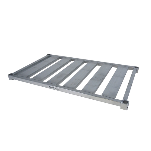 Channel Manufacturing EC2442 42" x 24" Aluminum E-Channel Shelf w/ 2 Cross Supports