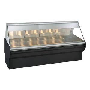 Alto-Shaam EC2SYS-96/PR-SS Halo Heat 96" Heated Display Case System - Stainless