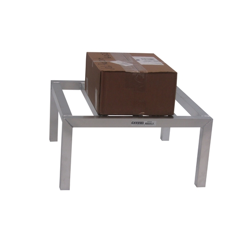 Channel Manufacturing ED2424 24" x 24" x 12" Aluminum C-Channel Dunnage Rack