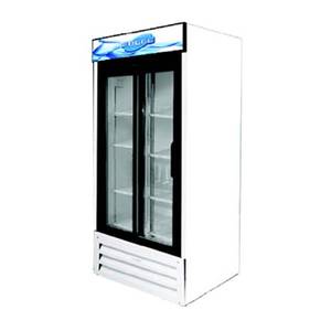 Fogel VR-33-SD-HC 39.5" Two-Section Reach-In Refrigerator With 2 Sliding Doors