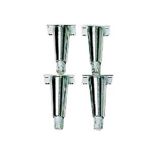 Frymaster 8103169 Set of (4) 6" Adjustable Nickel Legs