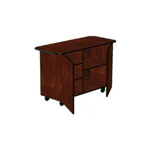Lakeside 68205 25-1/2"Dx57-1/2"Wx36-3/4"H Solid Wood Enclosed Service Cart