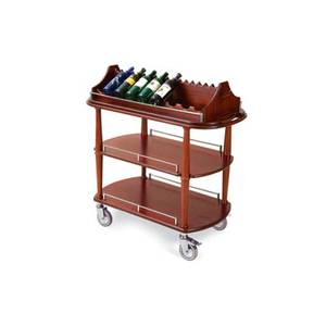 Lakeside 70516 21-5/8"Dx43-3/8"Wx41-3/8"H Spice Wine Cart