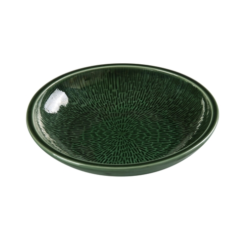 Yanco China GG-608 Green Gem Porcelain 18 oz. Deep Salad Bowl - 2 Doz