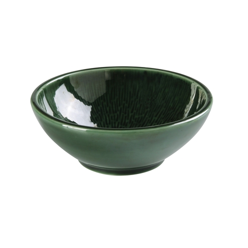 Yanco China GG-808 Green Gem Porcelain 32 oz. Deep Noodle Bowl - 1 Doz