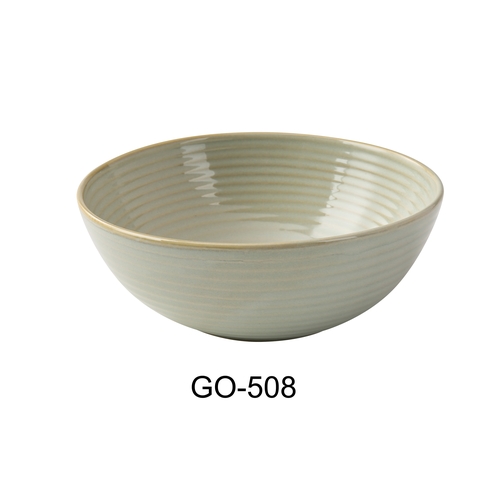 Yanco China GO-508 Golden Coast Earthy Tone Porcelain 36 oz. Serving Bowl-1 Doz