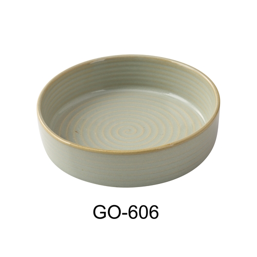 Yanco China GO-606 Golden Coast Earthy Tone Porcelain 13 oz. Serving Bowl