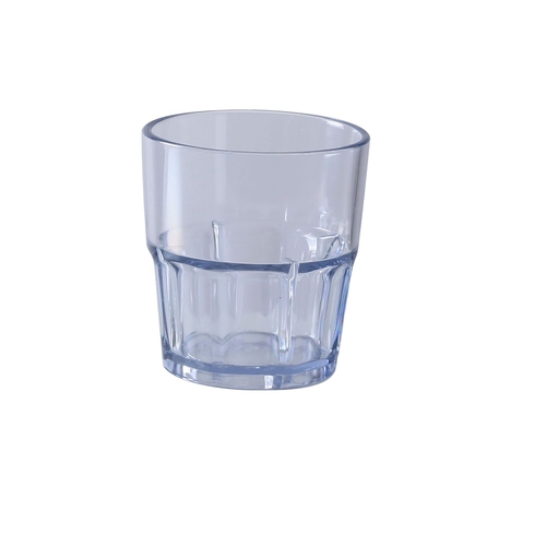 Yanco China HA-009 Hawaii Clear Plastic 9 oz. Rocks Glass - 6 Doz
