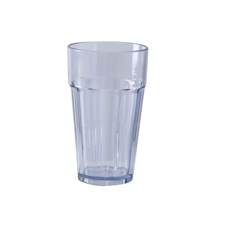 Yanco China HA-016 Hawaii Clear Plastic 16 oz. Beverage Tumbler Glass - 6 Doz
