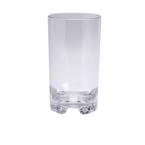 Yanco China HA-314 Hawaii Clear Plastic 14 oz. Beverage Glass - 2 Doz