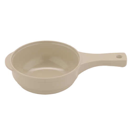 GET HSB-110-IV Ivory Melamine 10 oz. 4.75" dia. Soup Bowl w/ Handle - 1 Doz