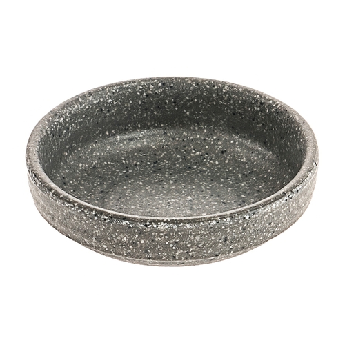 GET INF204 Infuse Stone Grey Melamine 3.4 oz. 3.5" dia. Ramekin- 10 Doz