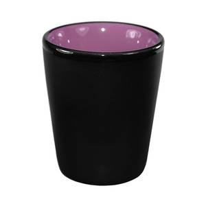 International Tableware, Inc 81122-2583/05MF-05C Hilo Black/Purple 1-1/2 oz Porcelain Shot Cup