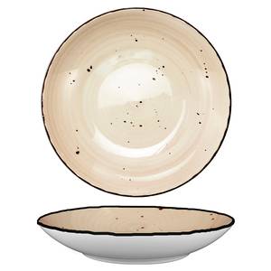 International Tableware, Inc RT-107-WH Rotana Wheat 16 oz Ceramic Round Pasta Bowl