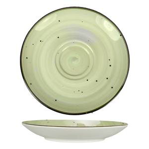 International Tableware, Inc RT-2-LI Rotana Lime 5" Diameter Ceramic Saucer