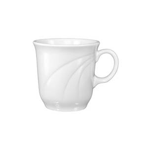 International Tableware, Inc AM-1 Amsterdam Bright White 7 oz Porcelain Tall Cup - 1Dz