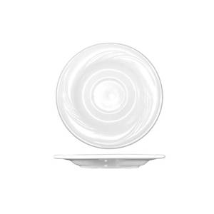 International Tableware, Inc AM-2 Amsterdam Bright White 5-3/4" Porcelain Saucer - 3 Dz