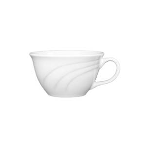 International Tableware, Inc AM-23 Amsterdam Bright White 7 oz Porcelain Low Tea Cup - 1 Dz