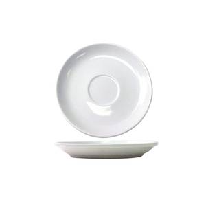 International Tableware, Inc BL-2 Bristol Bright White 6-1/8" Porcelain Saucer