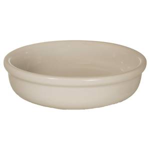 International Tableware, Inc OB-55-AW American White 8 oz Stoneware-Ceramic Crème Brulee