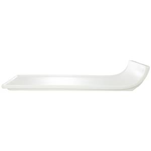 International Tableware, Inc SL-160 Bright White 16-1/4" Rectangular Porcelain Slider Tray
