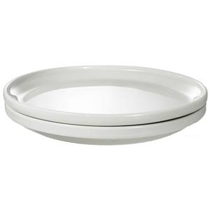 International Tableware, Inc TN-77 Torino European White 7-3/4" Diameter Porcelain Coupe Plate