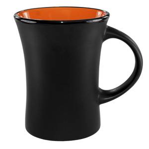 International Tableware, Inc 83570-2956/05MF-05C Hilo Black/Orange 10 oz Porcelain Venturi Mug